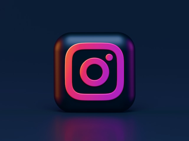 Immagine del logo Instagram .